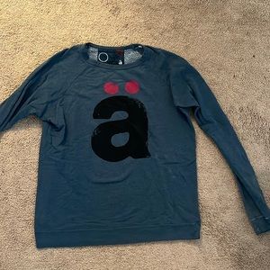 Free city vintage crew neck sweatshirt